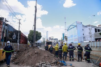 notícia: Tráfego na Avenida Tamandaré, em Belém, é parcialmente interditado para avanço das obras da 'Nova Tamandaré'