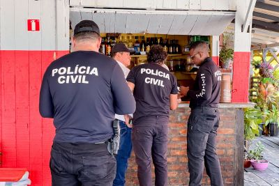 notícia: Mais de cem policiais civis reforçam efetivo neste feriado prolongado da 'Adesão do Pará'