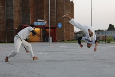 notícia: Evento especial celebra o mês do capoeirista na Usina da Paz Pe. Bruno Sechi, em Belém 