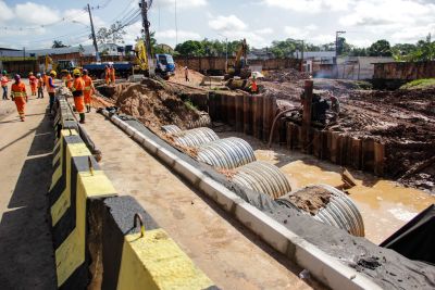 notícia: NGTM inicia a segunda etapa das obras de drenagem do canal Toras, no km 10 da BR-316 