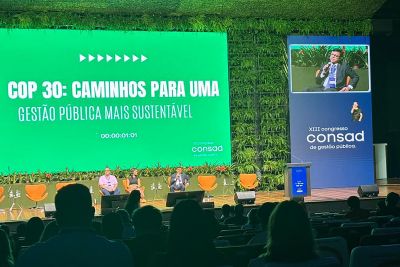 notícia: Em Brasília, Governo do Pará participa de painel sobre COP 30 em congresso de gestão pública