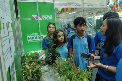 notícia: Projetos de escolas estaduais em educação ambiental são expostos na 27ª Feira Pan-Amazônica do Livro