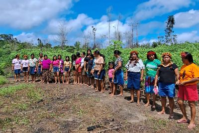 notícia: Com apoio do Estado, mulheres indígenas do oeste paraense protagonizam o feminismo amazônico