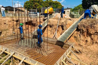 notícia: Obras do Sistema de Abastecimento de água de Alenquer entram em nova fase