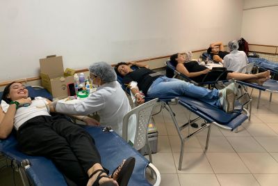 notícia: Hemopa promove campanha de doação de sangue em universidade privada de Ananindeua