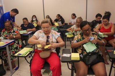 notícia: Semas leva educação ambiental para 408 moradores da Região Metropolitana de Belém e da Ilha do Marajó