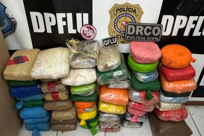 notícia: Polícia Civil apreende 50 quilos de drogas em porão de embarcação, em Cotijuba