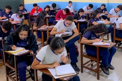 notícia: No Pará, escola em Santarém é destaque com as maiores notas da rede estadual no Ideb 2023