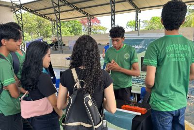 notícia: Caravana de Ciência e Tecnologia chega a Escola Técnica de Curuçá