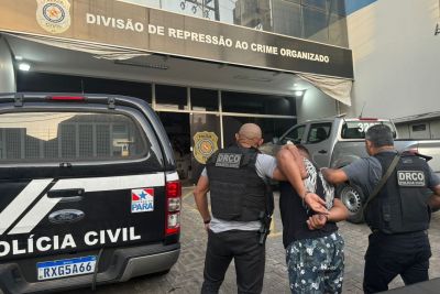 notícia: Polícia Civil prende suspeito pelo crime de extorsão mediante sequestro em Ananindeua