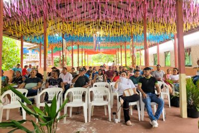 notícia: Governo do Pará homologa Acordo de Pesca que beneficia 700 ribeirinhos da Ilha Saracá