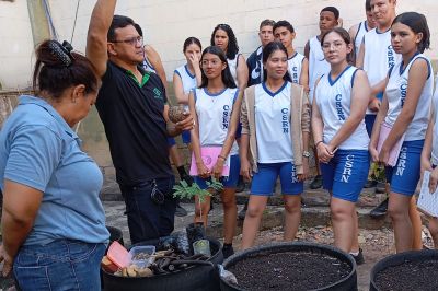 notícia: Ideflor-Bio e Emater-PA promovem conscientização ambiental em escola estadual de Santarém