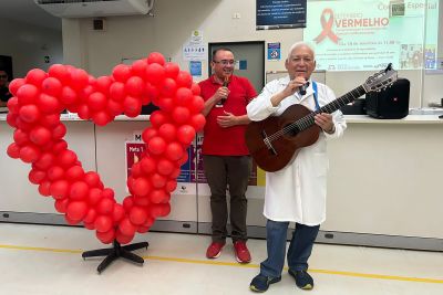 notícia: Com música e informação, Hospital Regional promove prevenção à doenças cardiovasculares no Baixo Amazonas