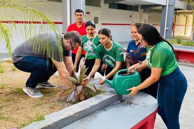 notícia: Hospital Regional do Marajó e Escola Técnica de Breves incentivam boas práticas ambientais