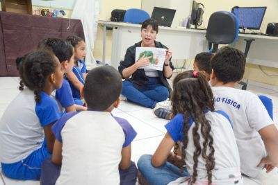 notícia: Método de ensino estimula o aprendizado do inglês em escola da rede estadual