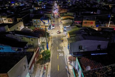 notícia: Investimento do Estado garante segurança e qualidade de vida aos moradores do bairro do Telégrafo, em Belém