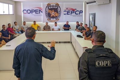 notícia: Seap recebe novos integrantes do Comando de Operações Penitenciárias (Cope)