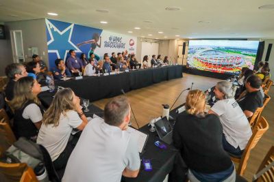 notícia: FIFA faz vistoria no Mangueirão visando à Copa do Mundo Feminina em 2027 