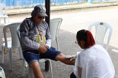 notícia: Sespa organiza operação de atendimento médico e hidratação para promesseiros do Círio