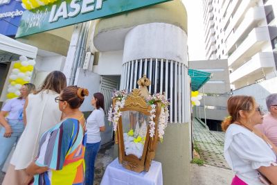 notícia: Servidores do Iasep montam ponto de apoio aos romeiros na Avenida Almirante Barroso