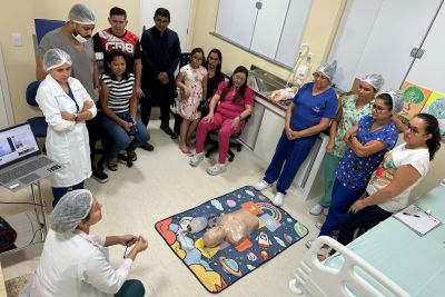 notícia: Profissionais do Hospital Regional de Salinópolis participam de Projeto de Educação Continuada