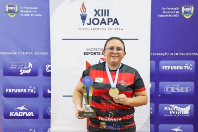 notícia: Atleta de Muaná conquista o tri dos Jogos Abertos do Pará na Fase Estadual