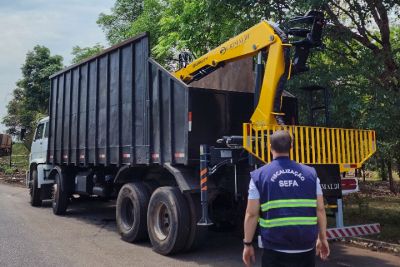 notícia: Sefa apreende guindaste no valor de R$ R$ 213 mil em Conceição do Araguaia