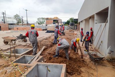 notícia: Governo do Pará gera emprego e renda com obras em Santarém