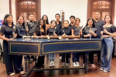 notícia: Projeto Música nos Museus apresenta recital do Grupo Flautas Doces da Amazônia