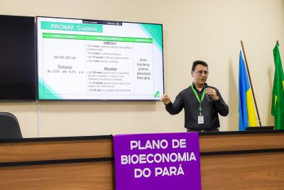 notícia:  Plano de Bioeconomia é tema de reunião da Semas com produtores rurais em Santa Maria do Pará