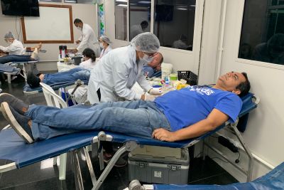 notícia: Hemopa e Hospital de Clínicas mobilizam servidores em campanha solidária de doação de sangue