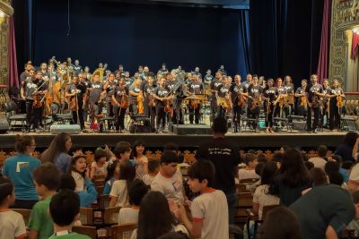 notícia: Orquestra Sinfônica do Theatro da Paz faz apresentação especial para estudantes