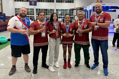 notícia: Pará sobe no pódio dos Jogos da Juventude CAIXA, com wrestling