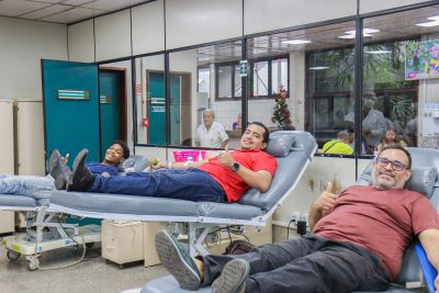 notícia: Servidores da Seplad participam da 7ª Edição da 'Gincana Instituição Cidadã: Todos Doando Sangue'