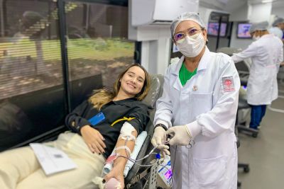 notícia: Hemopa realiza campanha de doação de sangue em parceria com Seac, Casa Civil e Casa Militar