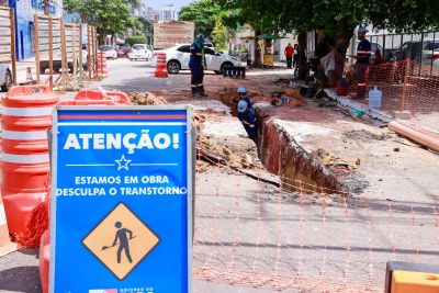 notícia: Trânsito na Avenida Visconde de Souza Franco é alterado neste sábado (23) para obra de saneamento