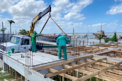 notícia: CPH avança com as obras do Terminal Turístico de Icoaraci