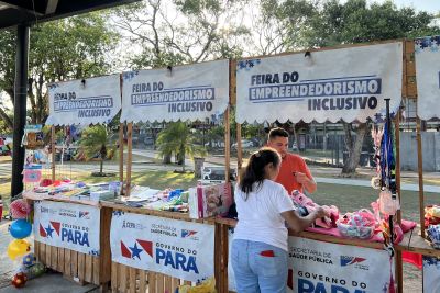 notícia: Feira do Empreendedorismo Inclusivo movimenta o Parque Urbano Porto Futuro,  em Belém