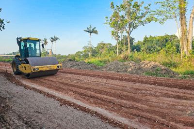 notícia: Obras de reestruturação no Distrito Industrial de Ananindeua avançam com investimentos do Estado