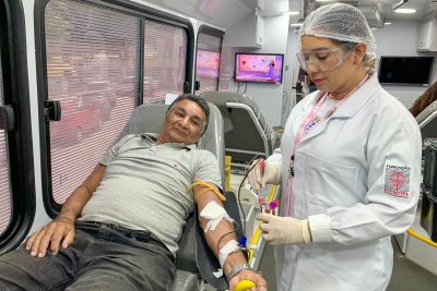 notícia: Campanha de doação de sangue no Hospital Barros Barreto reforça solidariedade no bairro do Guamá, em Belém