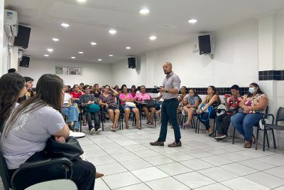 notícia: PC participa de evento na APAE sobre violência contra pessoas com deficiência