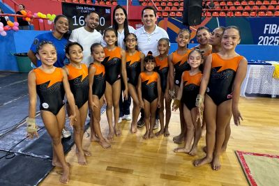 notícia: Campeonato de Ginástica reúne mais de 200 alunas-atletas no Mangueirinho em Belém