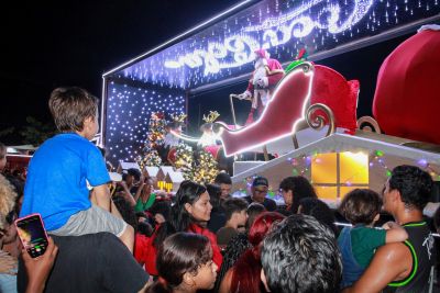 notícia: Caravana de Natal chega à Usina da Paz Guamá e encerra programação de visitas