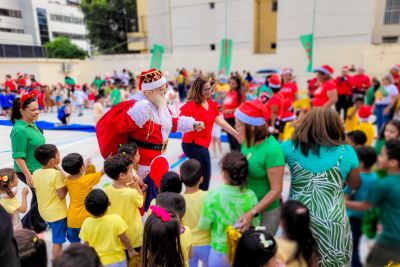 notícia: Creche Orlando Bitar encerra ano letivo com diversão e alegria com programação de Natal