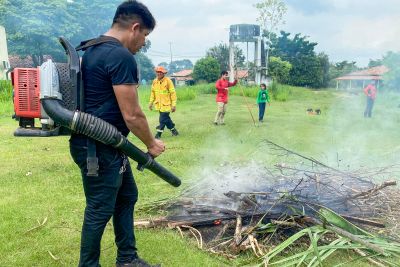 notícia: Indígenas Gavião fazem Curso de Brigada de Incêndio em Bom Jesus do Tocantins