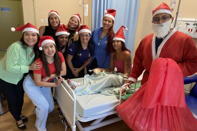 notícia: Gestão do Regional dos Caetés celebra Natal junto aos seus usuários e acompanhantes