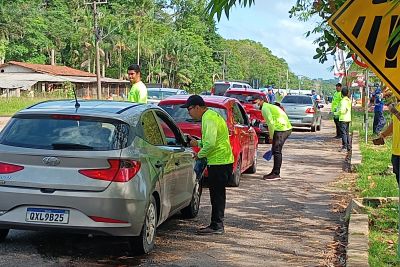 notícia: Detran realiza ações educativas em vários municípios para prevenir acidentes