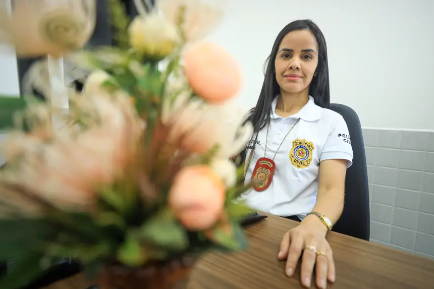 Nathália Ferreira, delegada