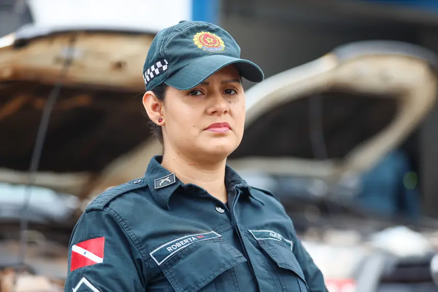 Soldado Roberta Araújo - Quartel do Comando Geral <div class='credito_fotos'>Foto: Bruno Cecim / Ag.Pará   |   <a href='/midias/2025/originais/20250212122705-GF00022975-F00377332.webp' download><i class='fa-solid fa-download'></i> Download</a></div>