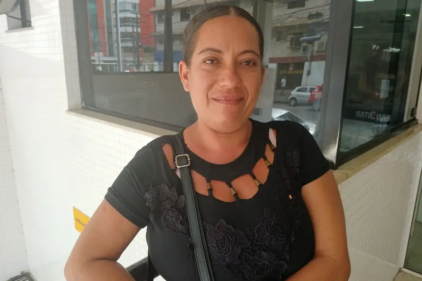 paciente do HJB, Mara Alves, 34 anos, da cidade de Anajás, que fica a 359 km de Belém